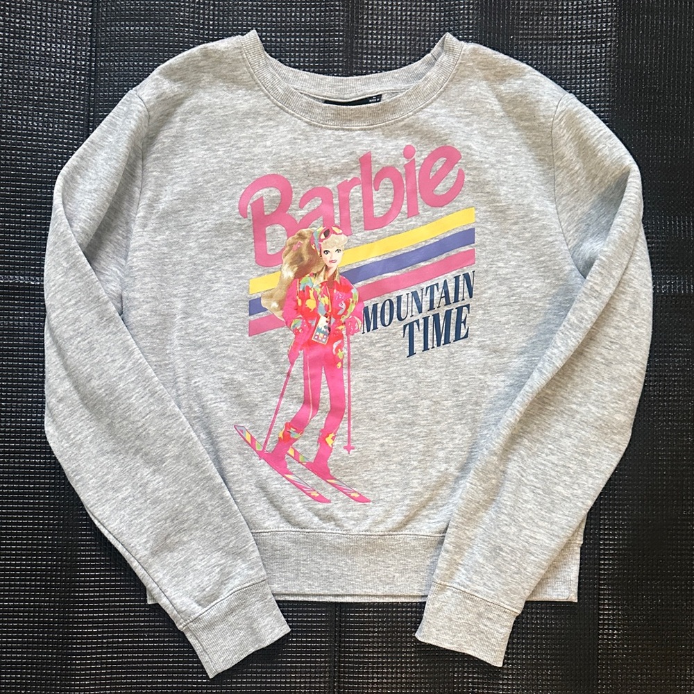 Barbie Mountain Time Gray Sweatshirt